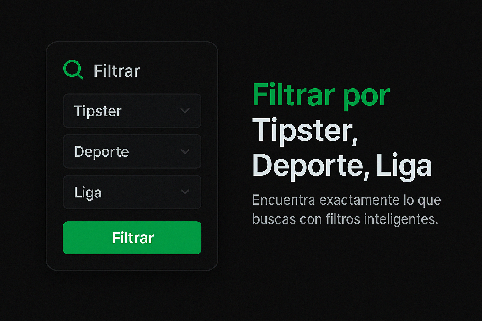 Filtrar por Tipster