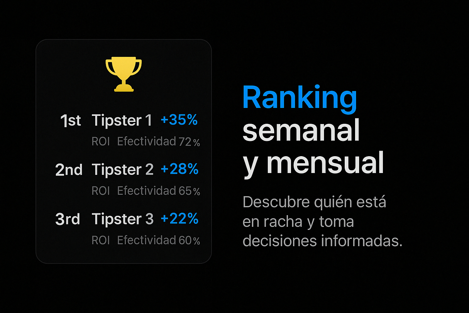 Filtrar por Tipster